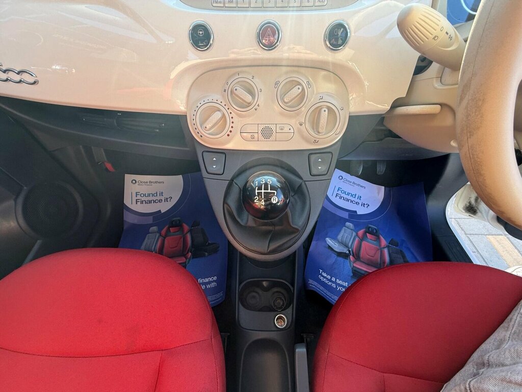 Fiat 500 62 Plate 1.2 Pop Start Stop Convertible -R White #25