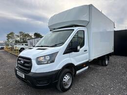 Ford Transit Custom 2.0 350 Ecoblue Leader Luton Rwd White #3