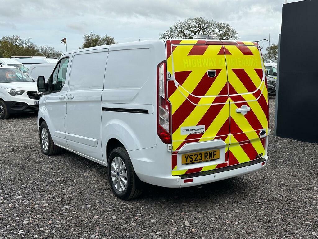 Ford Transit Custom 2.0 300 Ecoblue Limited L1 H1 Euro 6 Ss White #4