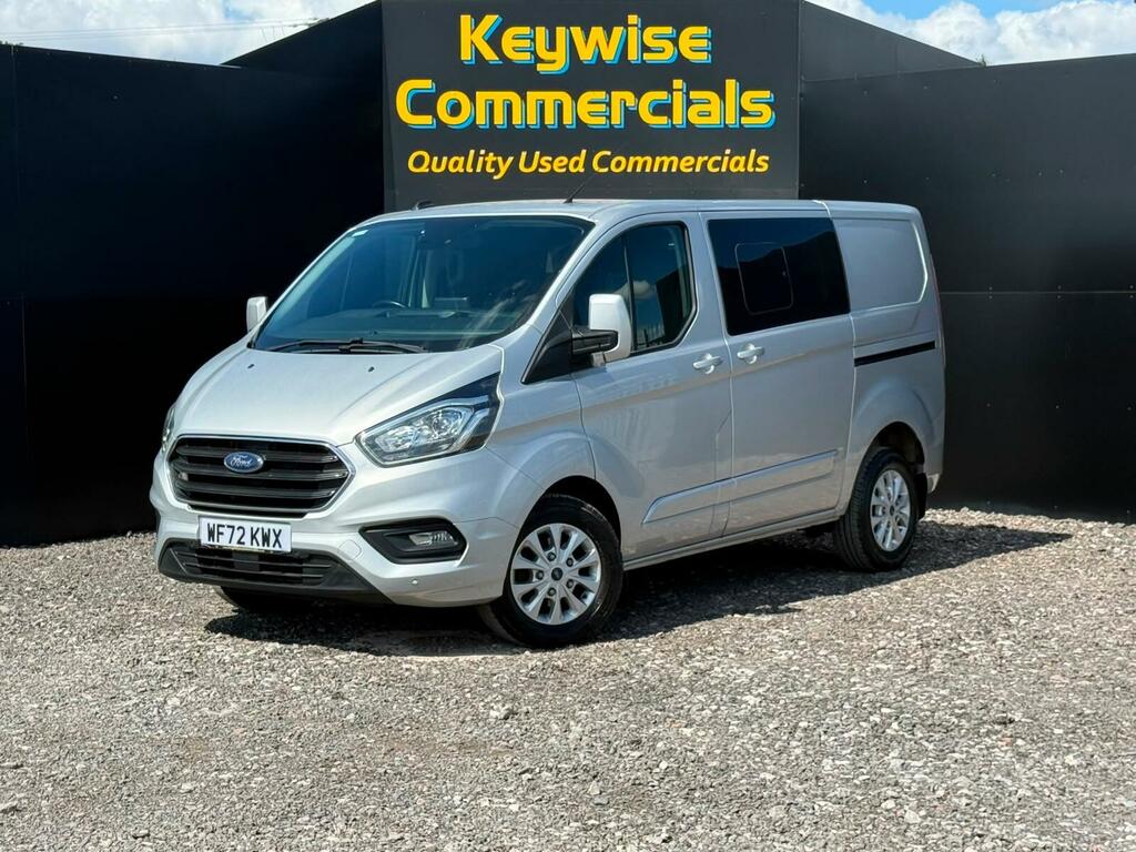 Ford Transit Custom 2.0 320 Ecoblue Limited Crew Van L1 H1 Euro 6 Ss Silver