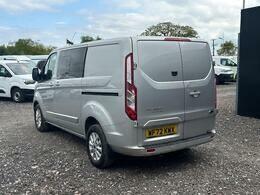 Ford Transit Custom 2.0 320 Ecoblue Limited Crew Van L1 H1 Euro 6 Ss Silver #4