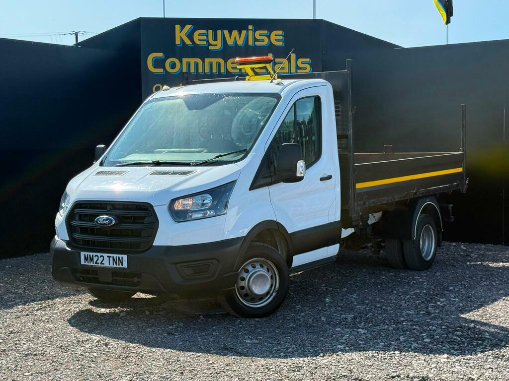 Ford Transit Custom 2.0 350 Ecoblue Leader Tipper Rw White