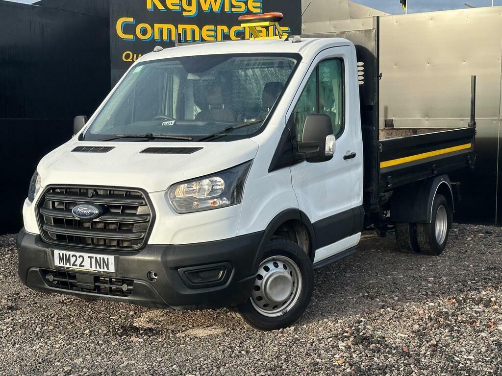 Ford Transit Custom 2.0 350 Ecoblue Leader Tipper Rw White #2