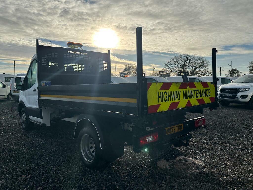 Ford Transit Custom 2.0 350 Ecoblue Leader Tipper Rw White #6