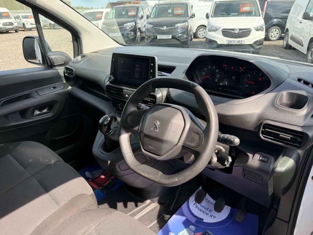Peugeot Partner 1000 1.5 Bluehdi 100 Professional Van White #10