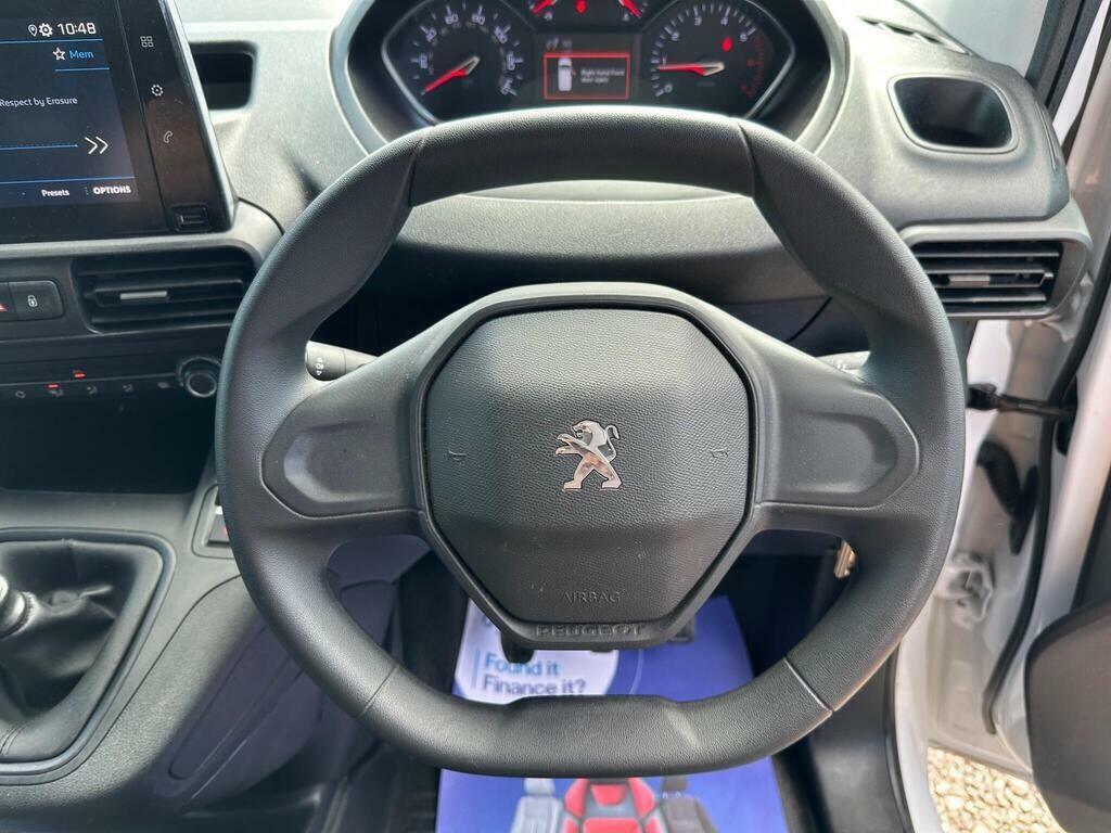 Peugeot Partner 1.5L Bluehdi 1000 Asphalt Premium Standard Panel White #23