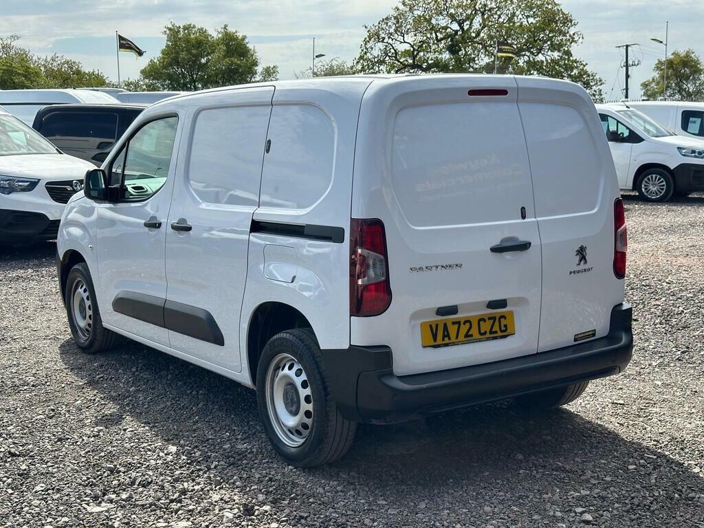 Peugeot Partner 1.5 Bluehdi 1000 Professional Premium Standard P White #4
