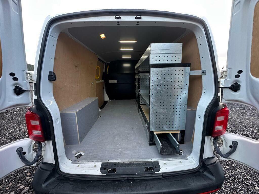 Volkswagen Transporter 2.0 Tdi T32 Bluemotion Tech Highline Crew Van Dsg Black #14