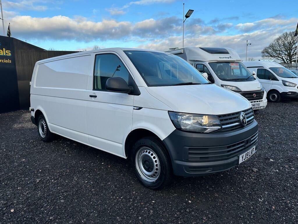 Volkswagen Transporter 2.0 Tdi T32 Bluemotion Tech Highline Crew Van Dsg Black #9