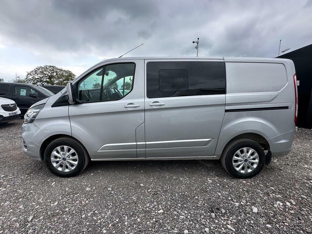 Ford Transit Custom 2.0 320 Ecoblue Limited Crew Van L1 H1 Euro 6 Ss Silver #4