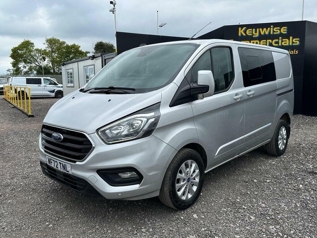 Ford Transit Custom 2.0 320 Ecoblue Limited Crew Van L1 H1 Euro 6 Ss Silver #3