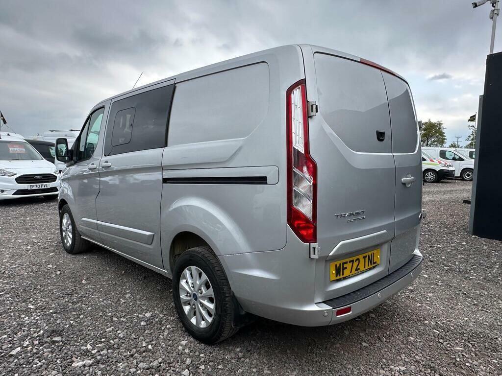 Ford Transit Custom 2.0 320 Ecoblue Limited Crew Van L1 H1 Euro 6 Ss Silver #5