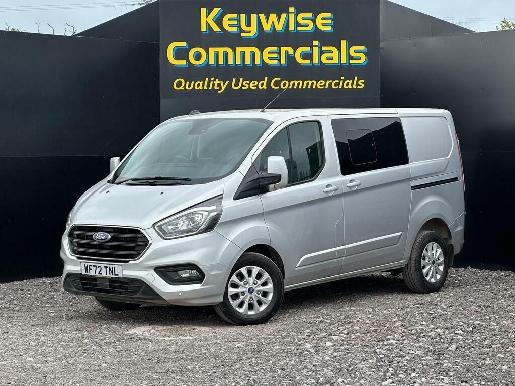 Ford Transit Custom 2.0 320 Ecoblue Limited Crew Van L1 H1 Euro 6 Ss Silver