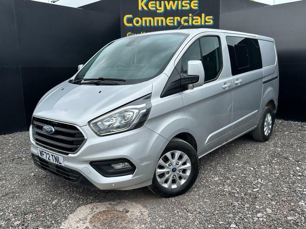 Ford Transit Custom 2.0 320 Ecoblue Limited Crew Van L1 H1 Euro 6 Ss Silver #2