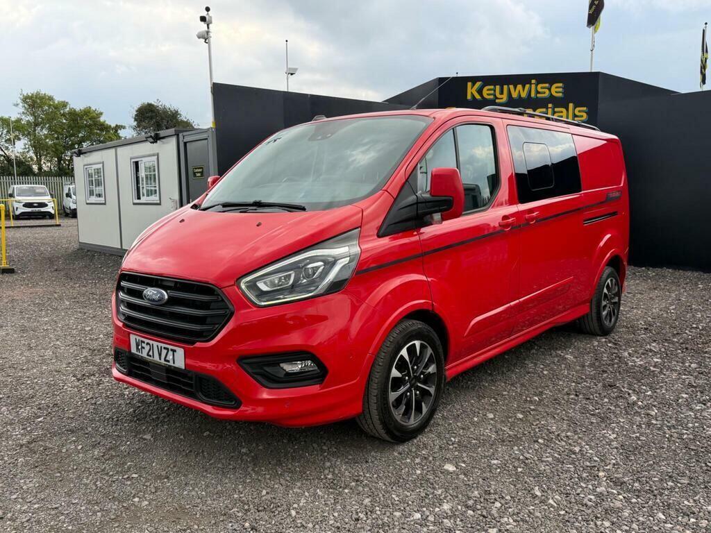 Ford Transit Custom 2.0 320 Ecoblue Sport Crew Van L2 H1 Euro 6 Ss Red #3