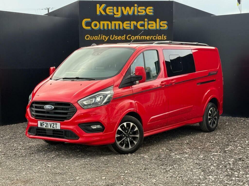 Ford Transit Custom 2.0 320 Ecoblue Sport Crew Van L2 H1 Euro 6 Ss Red