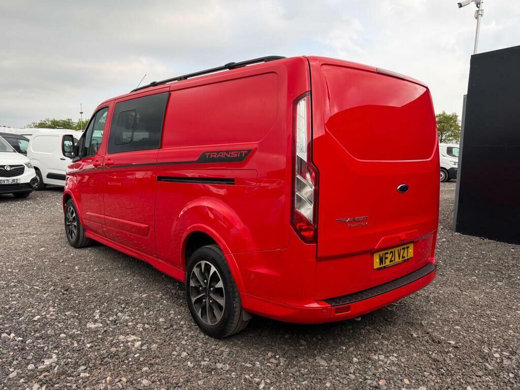 Ford Transit Custom 2.0 320 Ecoblue Sport Crew Van L2 H1 Euro 6 Ss Red #5