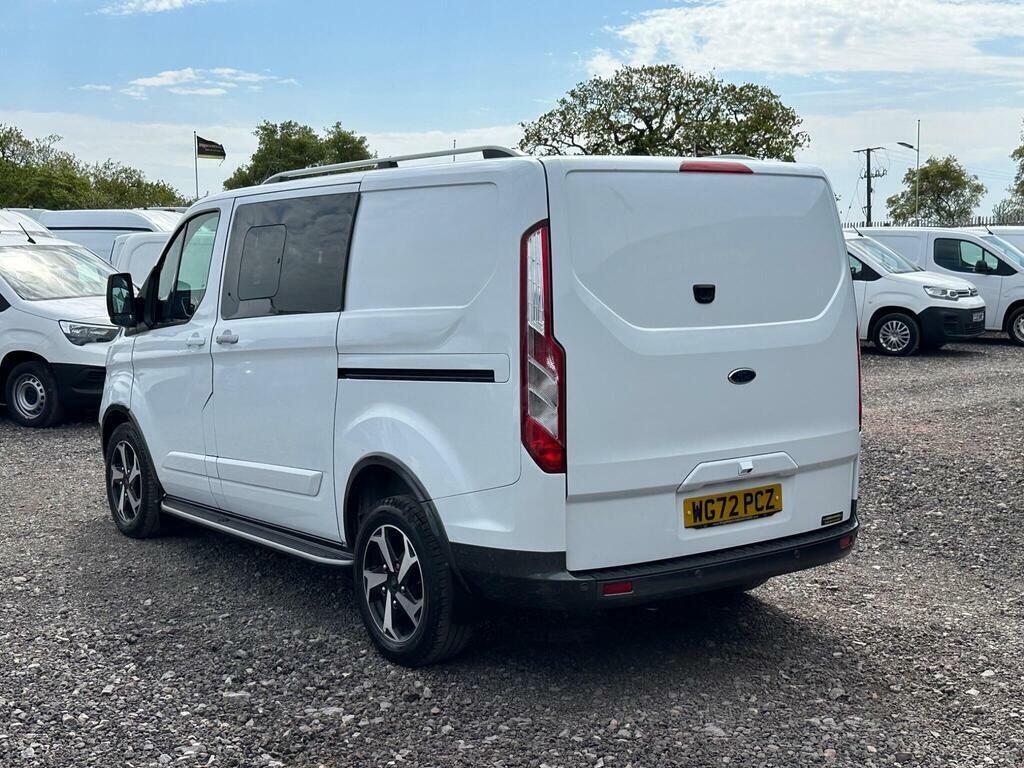 Ford Transit Custom 2.0 320 Ecoblue Active Crew Van L1 H1 Euro 6 Ss White #4