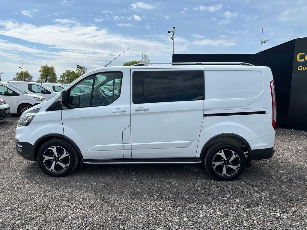Ford Transit Custom 2.0 320 Ecoblue Active Crew Van L1 H1 Euro 6 Ss White #3