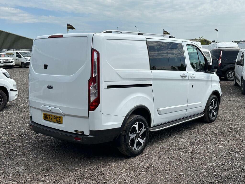 Ford Transit Custom 2.0 320 Ecoblue Active Crew Van L1 H1 Euro 6 Ss White #6