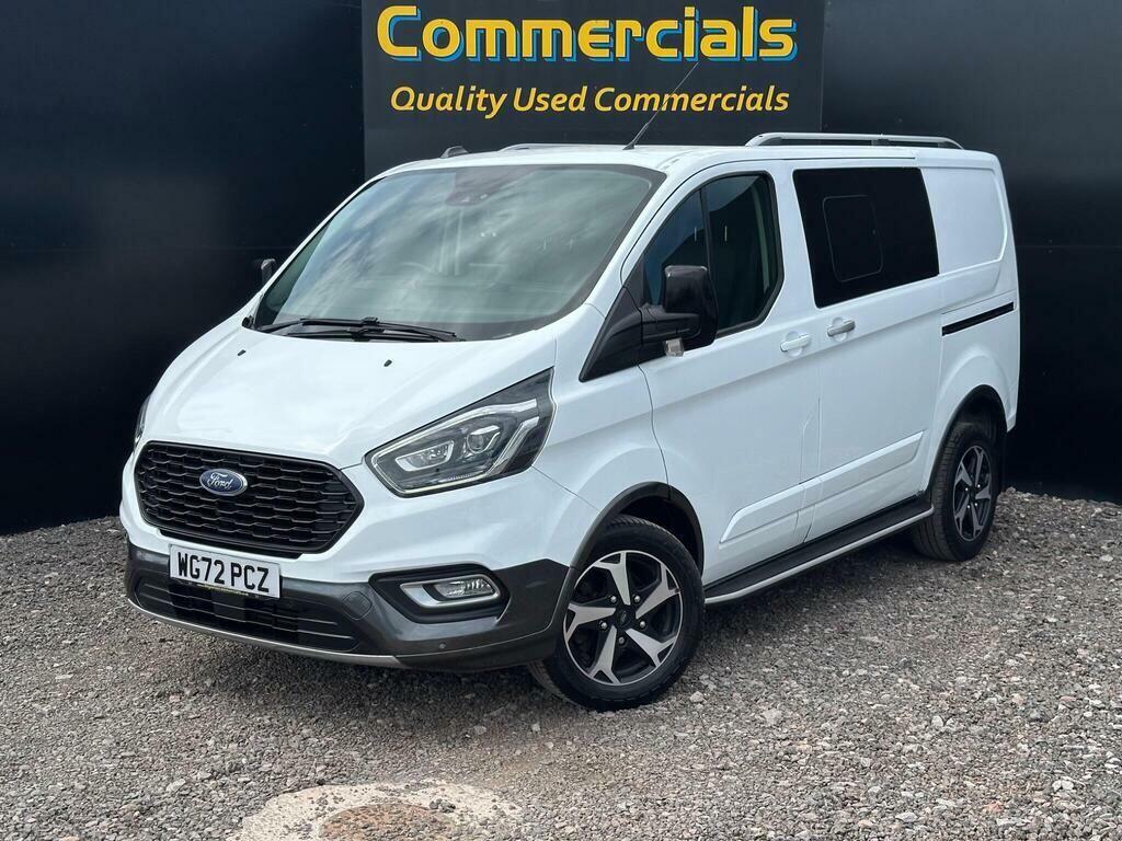 Ford Transit Custom 2.0 320 Ecoblue Active Crew Van L1 H1 Euro 6 Ss White #2