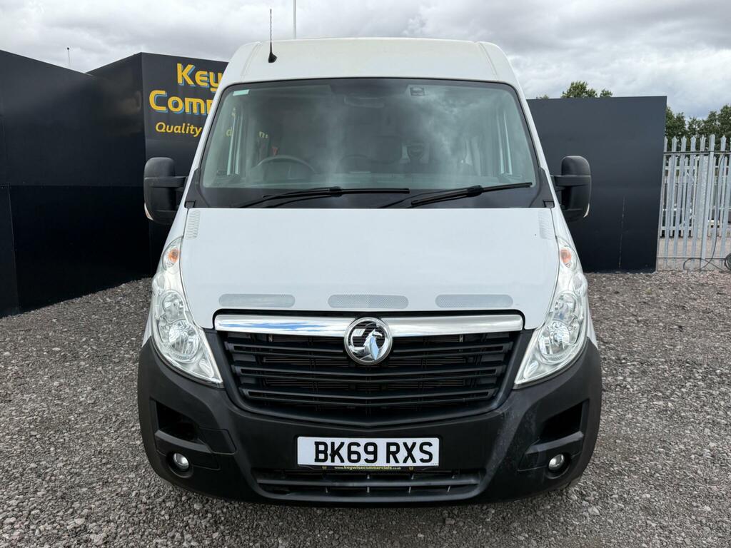 Vauxhall Movano L3h1 F3500dropside White #9