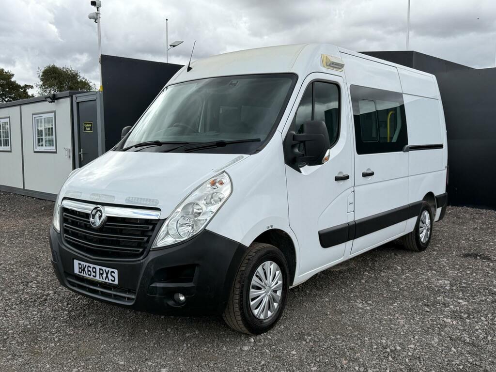 Vauxhall Movano L3h1 F3500dropside White #10