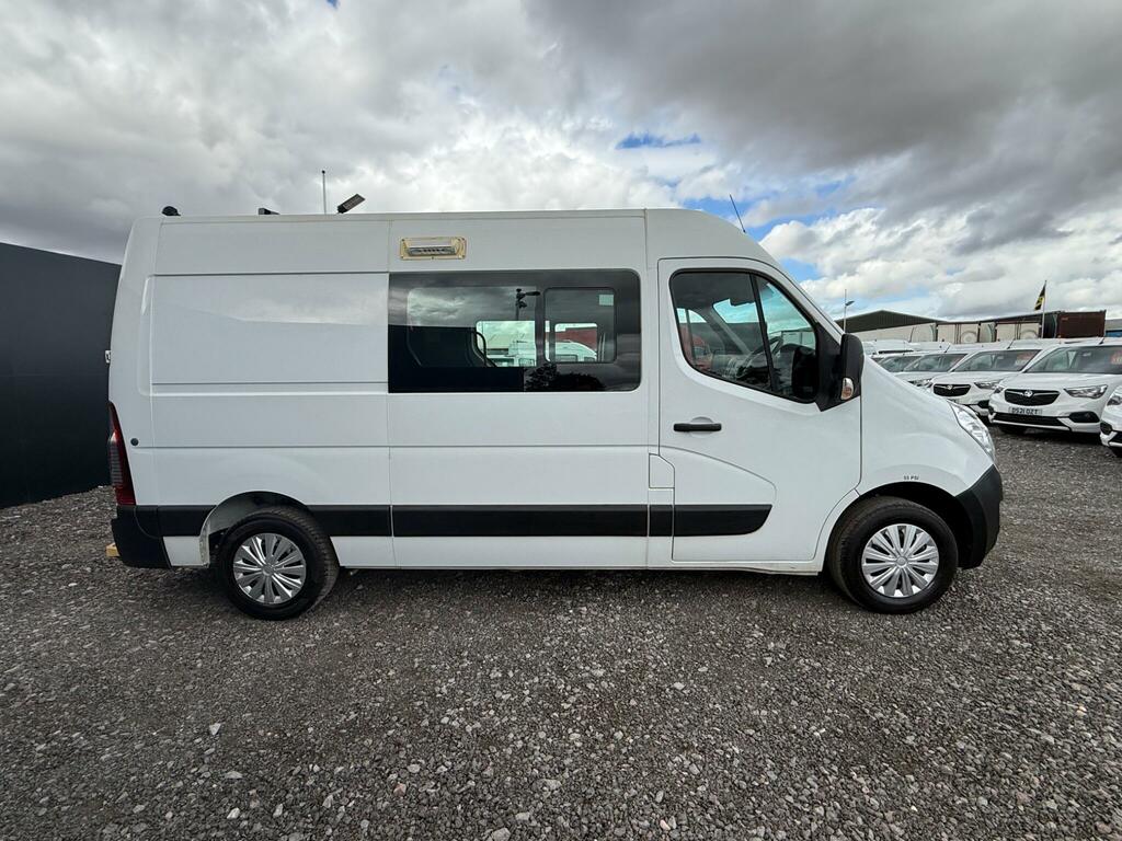 Vauxhall Movano L3h1 F3500dropside White #7