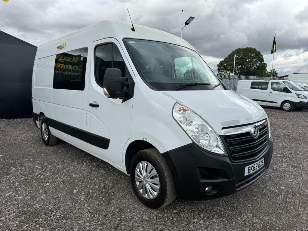 Vauxhall Movano L3h1 F3500dropside White #8
