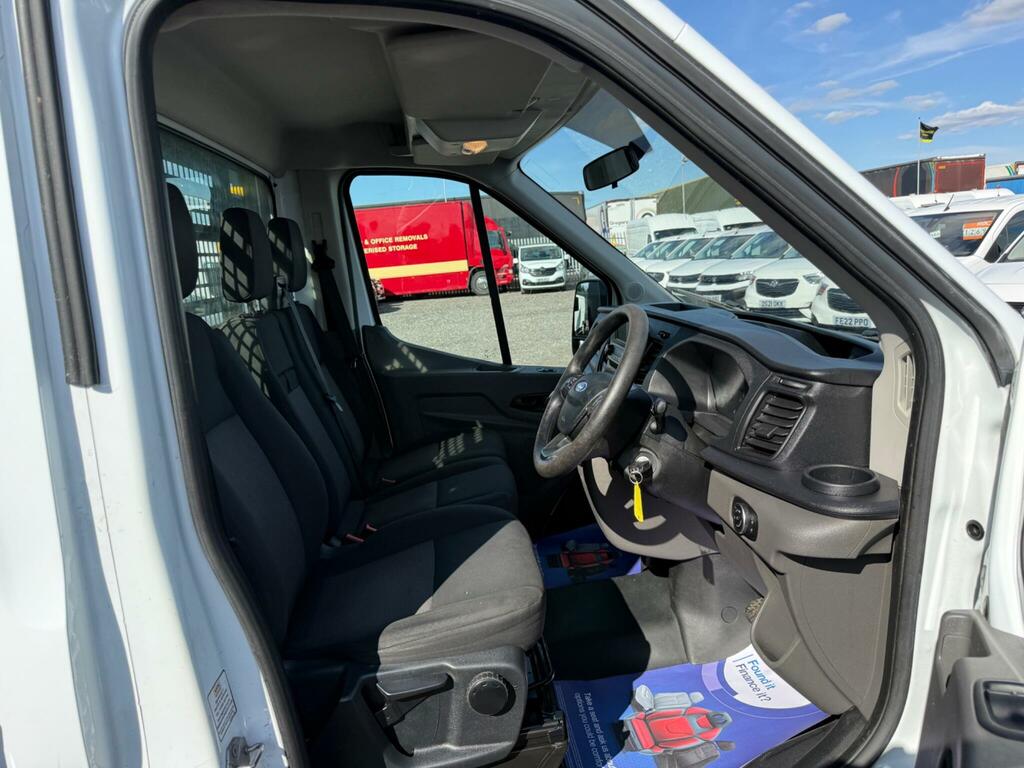 Ford Transit Custom 2.0 350 Ecoblue Leader Dropside BT22ZZA White #6