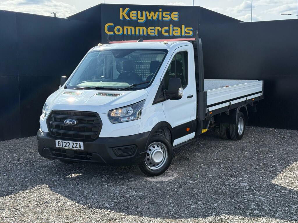 Ford Transit Custom 2.0 350 Ecoblue Leader Dropside BT22ZZA White #2