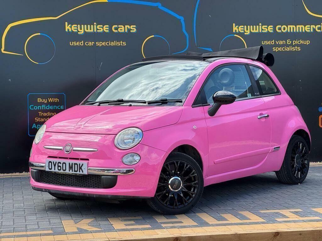 Fiat 500 1.2 Pink Convertible Euro 5 69 Pink