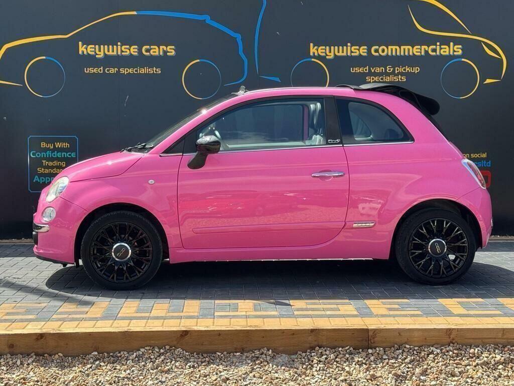 Fiat 500 1.2 Pink Convertible Euro 5 69 Pink #2