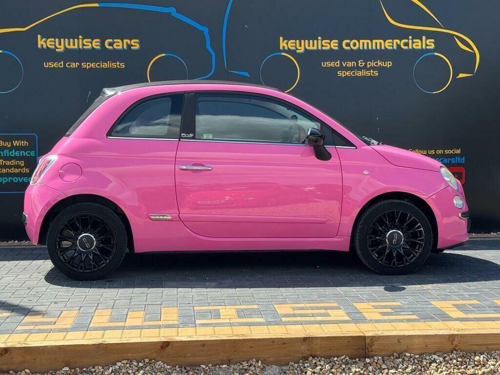 Fiat 500 1.2 Pink Convertible Euro 5 69 Pink #6