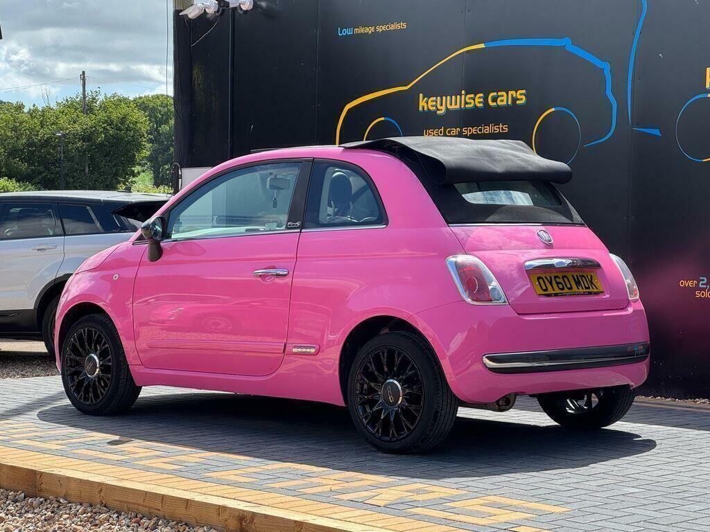 Fiat 500 1.2 Pink Convertible Euro 5 69 Pink #3