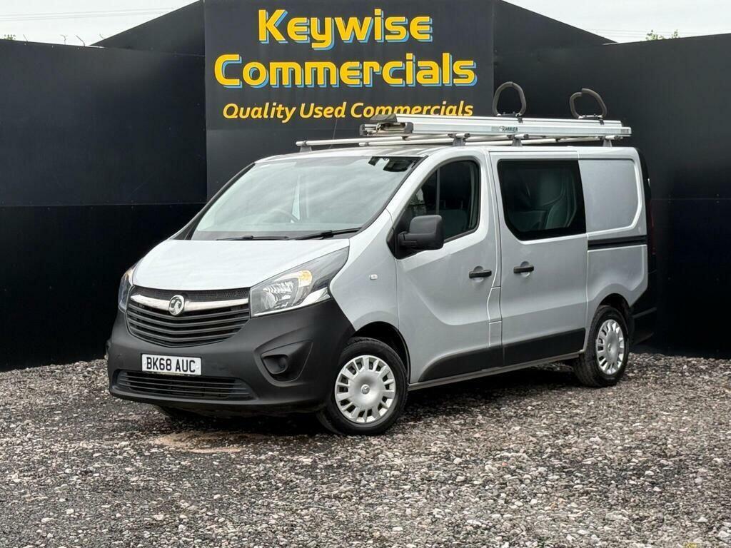 Vauxhall Vivaro 1.6 Cdti 2900 Crew Van L1 H1 Euro 6 Ss 6 S Silver