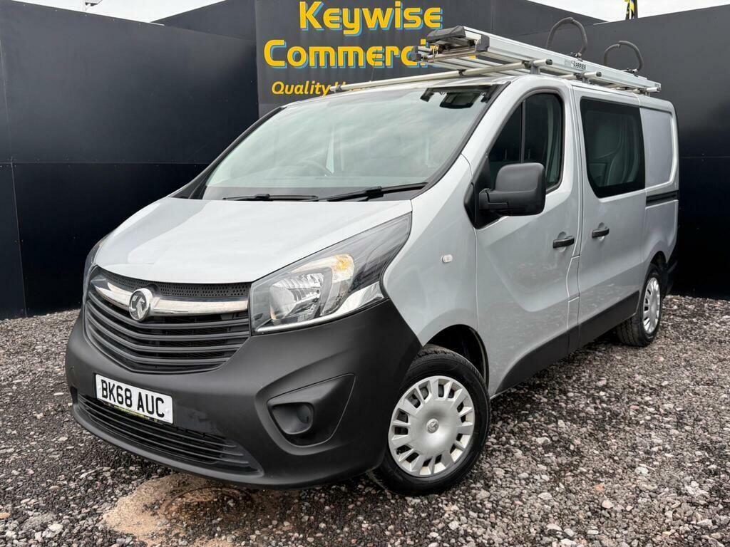 Vauxhall Vivaro 1.6 Cdti 2900 Crew Van L1 H1 Euro 6 Ss 6 S Silver #2