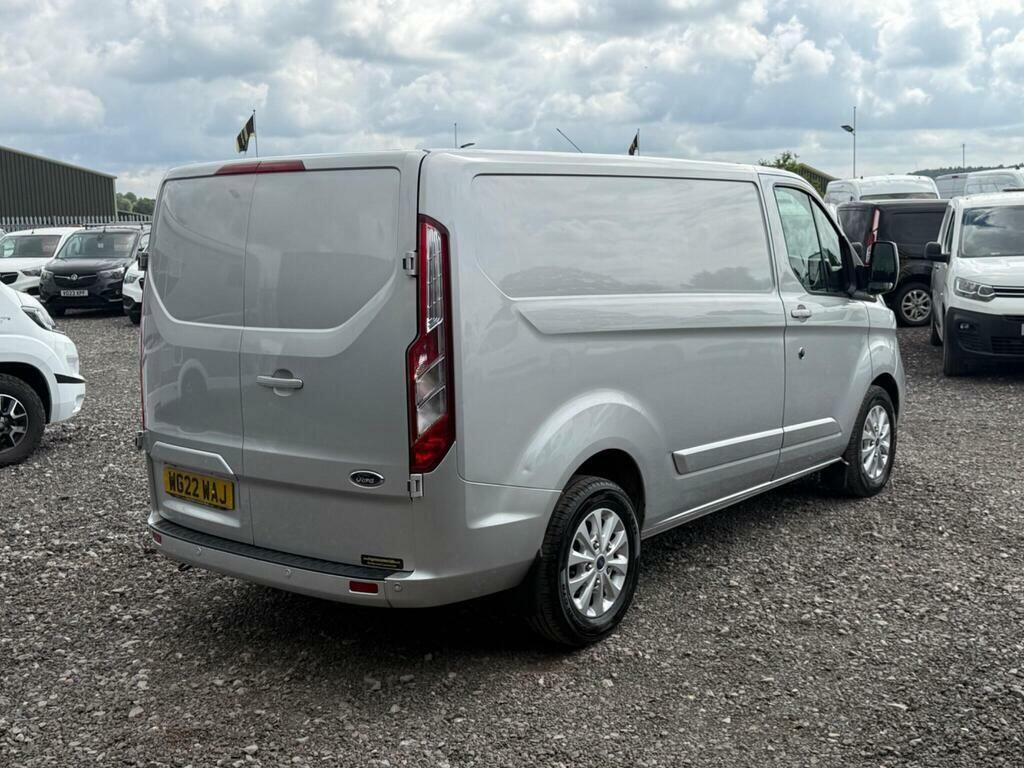 Ford Transit Custom 2.0 300 Ecoblue Limited L1 H1 Euro 6 Ss WG22WAJ Silver #6