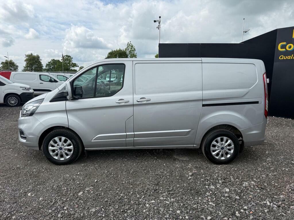 Ford Transit Custom 2.0 300 Ecoblue Limited L1 H1 Euro 6 Ss WG22WAJ Silver #3
