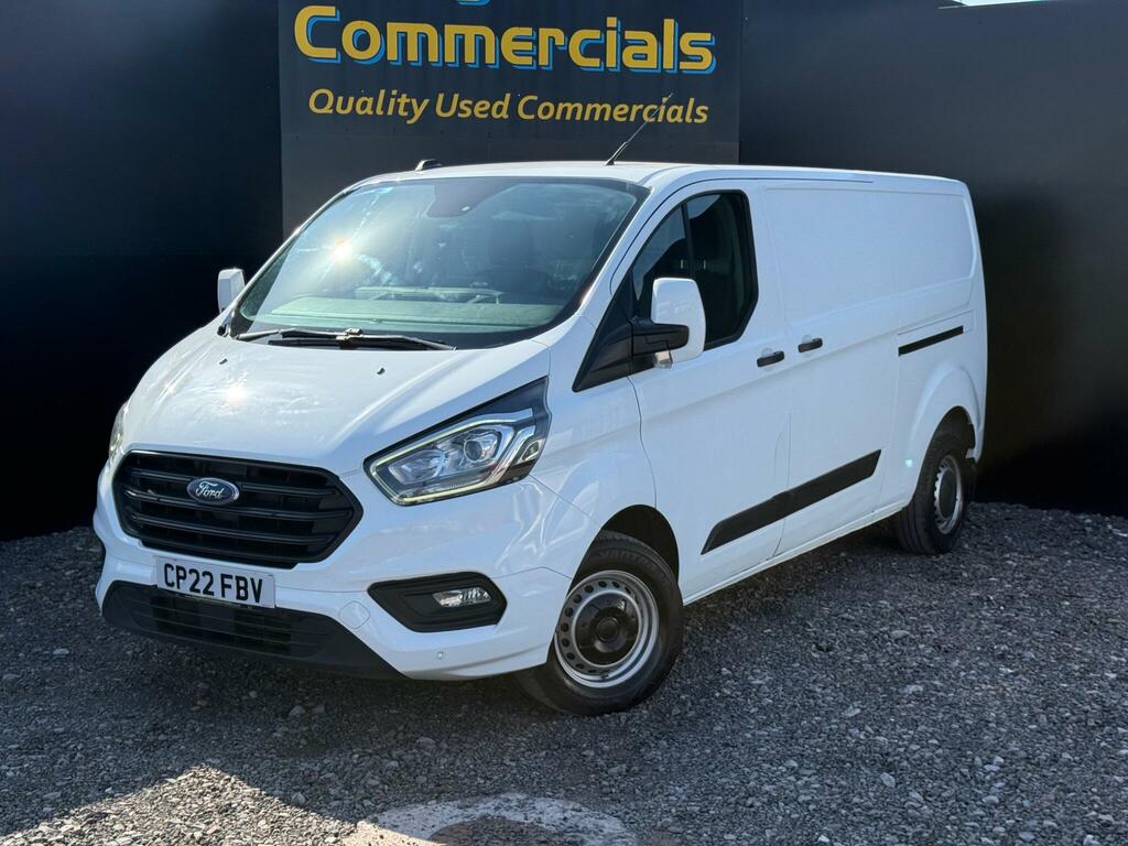 Ford Transit Custom 2.0 300 Ecoblue Trend L2 H1 Euro 6 CP22FBV White #2
