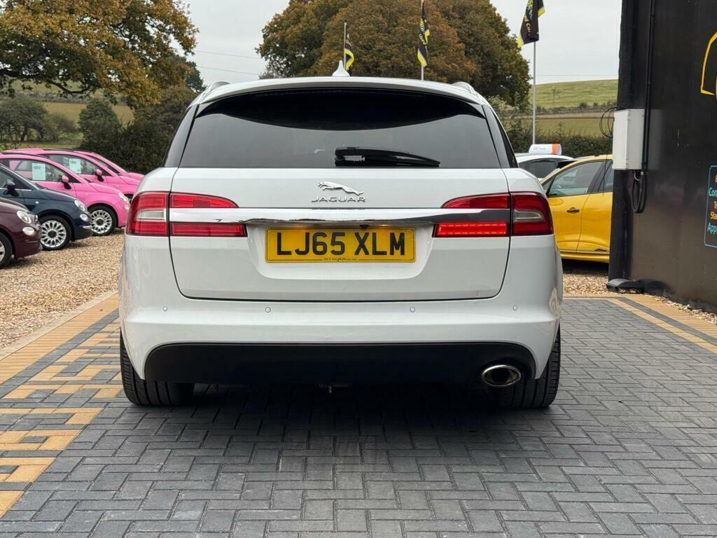 Jaguar XF 2.2D R-sport Sportbrake Euro 5 Ss White #4