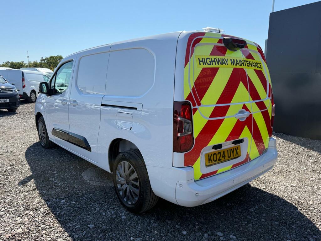 Peugeot Partner 1.5 Bluehdi 950 Asphalt Long Panel Van Lwb Euro 6 White #5