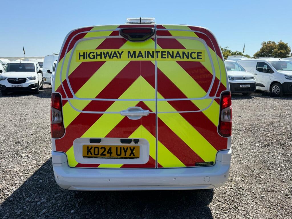 Peugeot Partner 1.5 Bluehdi 950 Asphalt Long Panel Van Lwb Euro 6 White #6