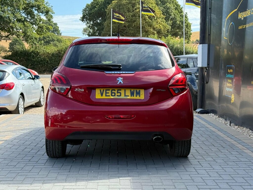 Peugeot 208 1.2 Puretech Gt Line Euro 6 Ss Red #4