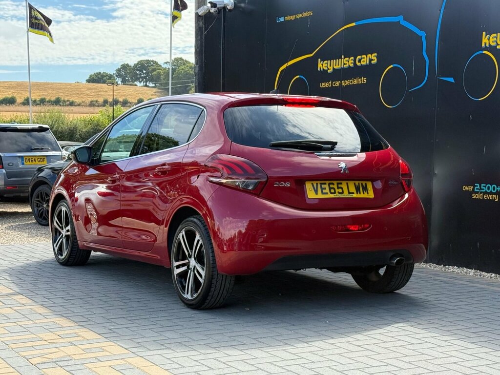 Peugeot 208 1.2 Puretech Gt Line Euro 6 Ss Red #3