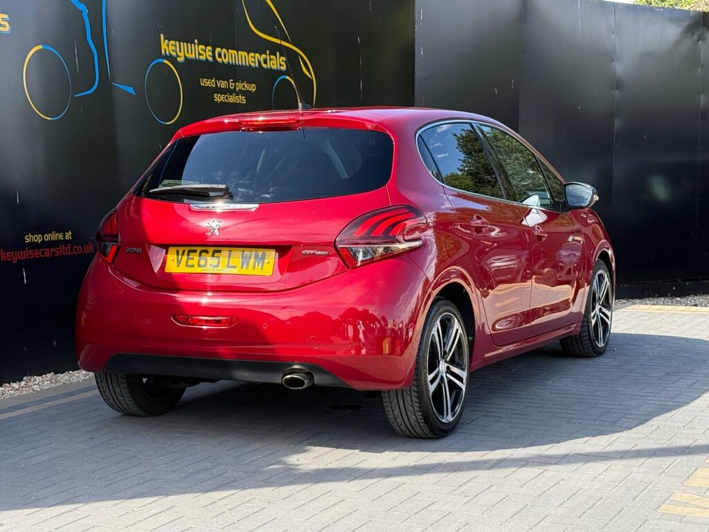 Peugeot 208 1.2 Puretech Gt Line Euro 6 Ss Red #5