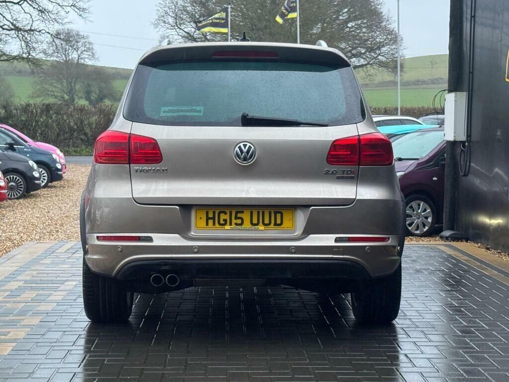 Volkswagen Tiguan 2.0 Tdi Bluemotion Tech R-line Dsg 4Wd Euro 5 Ss Beige #4