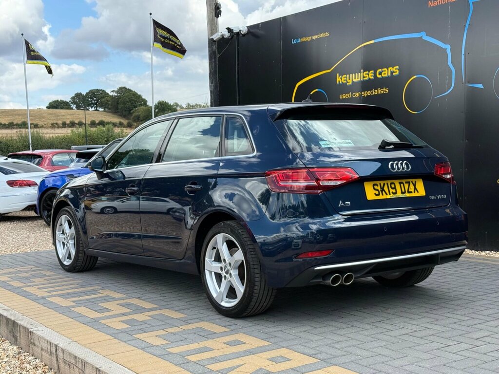 Audi A3 1.5 Tfsi Cod 35 Sport Sportback S Tronic Euro 6 S SK19DZX Blue #3