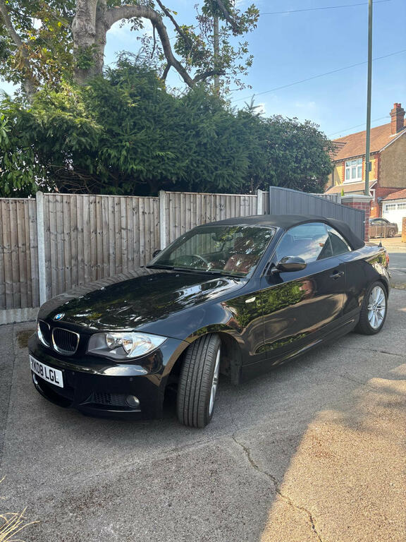 BMW 1 Series 2.0 120I M Sport Convertible Steptronic Black #5
