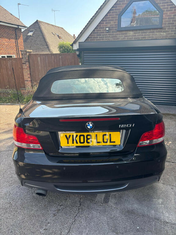 BMW 1 Series 2.0 120I M Sport Convertible Steptronic Black #4